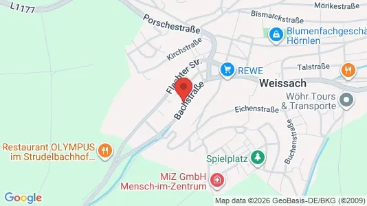Apartments for rent i Böblingen - kort over placeringen