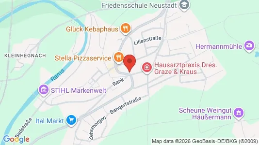 Apartments for rent i Rems-Murr-Kreis - kort over placeringen