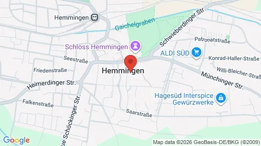 Apartments for rent i Ludwigsburg - kort over placeringen