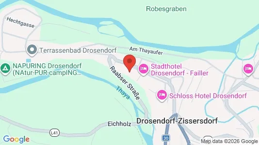 Apartments for rent i Drosendorf-Zissersdorf - kort over placeringen