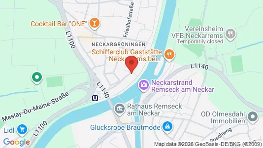 Apartments for rent i Ludwigsburg - kort over placeringen