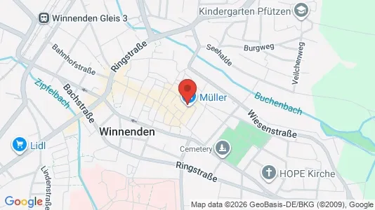 Apartments for rent i Rems-Murr-Kreis - kort over placeringen