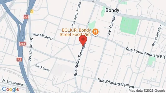 Apartments for rent i Bobigny - kort over placeringen