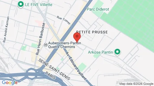 Apartments for rent i Bobigny - kort over placeringen