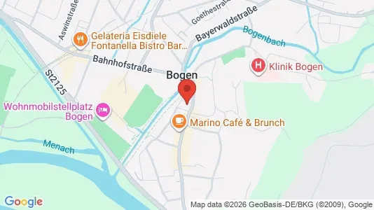 Apartments for rent i Straubing-Bogen - kort over placeringen