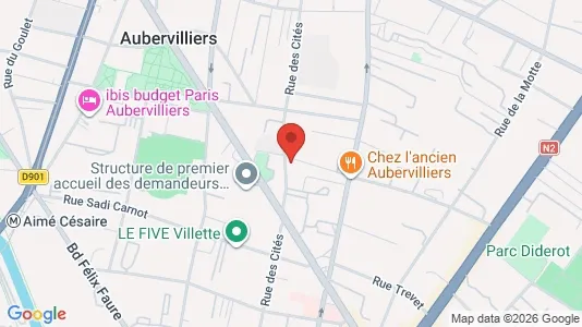 Apartments for rent i Saint-Denis - kort over placeringen