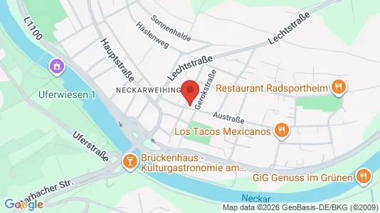 Apartments for rent i Ludwigsburg - kort over placeringen