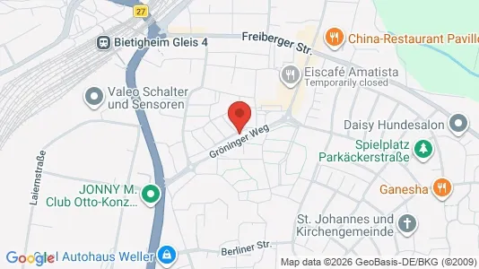 Apartments for rent i Ludwigsburg - kort over placeringen