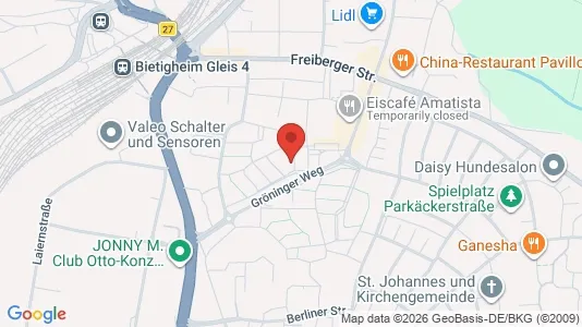 Apartments for rent i Ludwigsburg - kort over placeringen