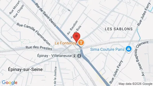 Apartments for rent i Sarcelles - kort over placeringen