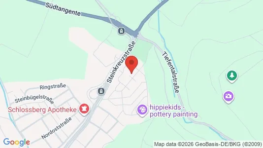 Apartments for rent i Karlsruhe - kort over placeringen