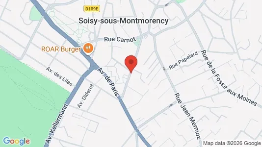 Apartments for rent i Sarcelles - kort over placeringen