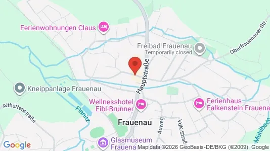 Apartments for rent i Regen - kort over placeringen