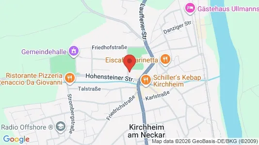 Apartments for rent i Ludwigsburg - kort over placeringen