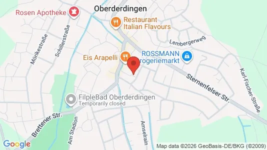 Apartments for rent i Karlsruhe - kort over placeringen