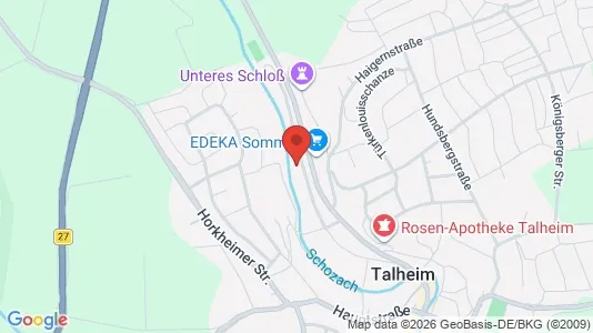Apartments for rent i Heilbronn - kort over placeringen
