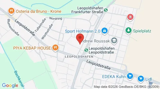 Apartments for rent i Karlsruhe - kort over placeringen