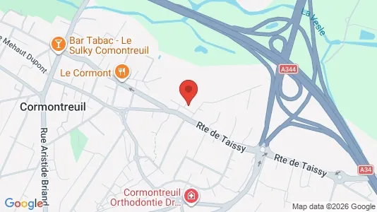 Apartments for rent i Reims - kort over placeringen