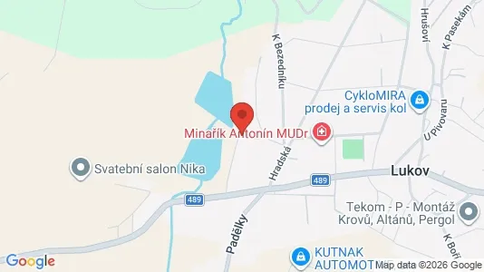 Apartments for rent i Zlín - kort over placeringen