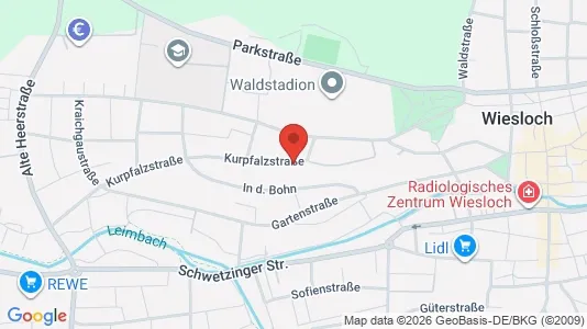 Apartments for rent i Rhein-Neckar-Kreis - kort over placeringen