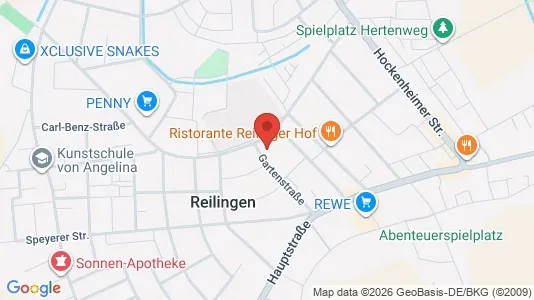 Apartments for rent i Rhein-Neckar-Kreis - kort over placeringen