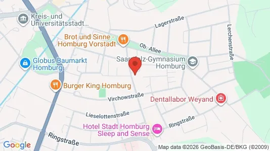Apartments for rent i Saarpfalz-Kreis - kort over placeringen