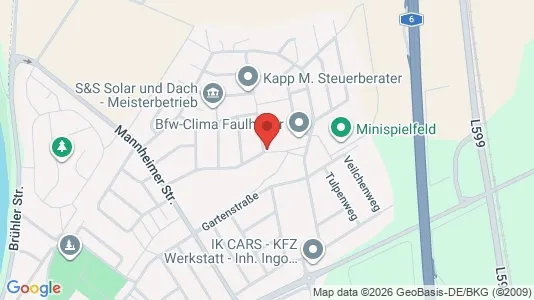 Apartments for rent i Rhein-Neckar-Kreis - kort over placeringen