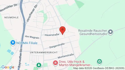 Apartments for rent i Amberg - kort over placeringen
