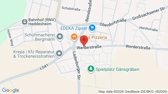 Apartments for rent i Rhein-Neckar-Kreis - kort over placeringen