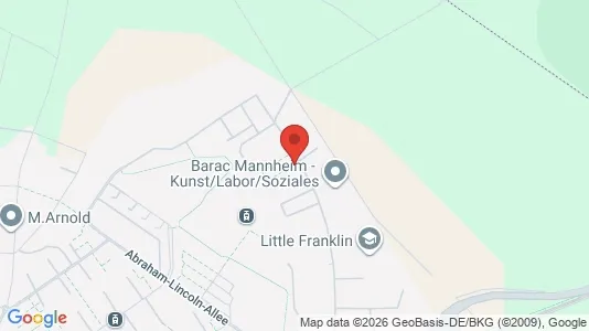 Apartments for rent i Mannheim - kort over placeringen