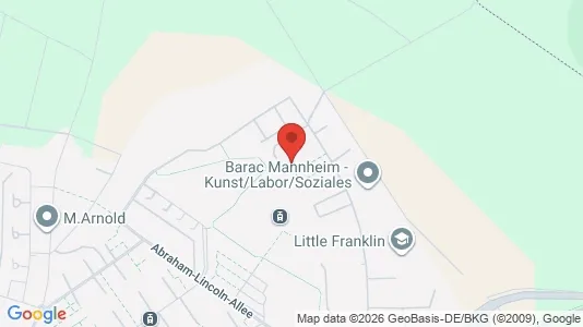 Apartments for rent i Mannheim - kort over placeringen