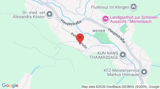 Apartments for rent i Bergstraße - kort over placeringen