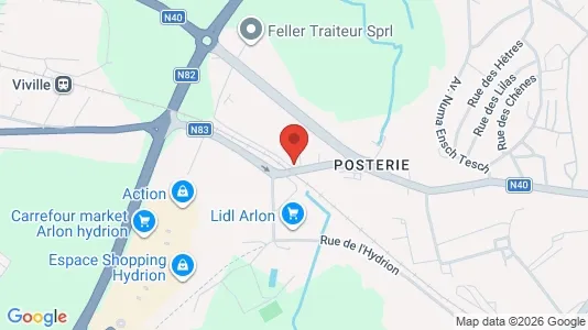 Apartments for rent i Aarlen - kort over placeringen