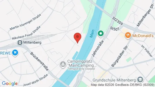 Apartments for rent i Miltenberg - kort over placeringen