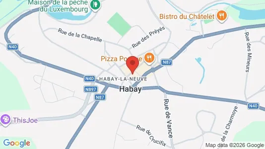 Apartments for rent i Habay - kort over placeringen