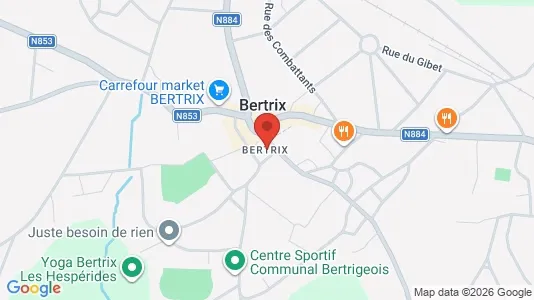 Apartments for rent i Bertrix - kort over placeringen