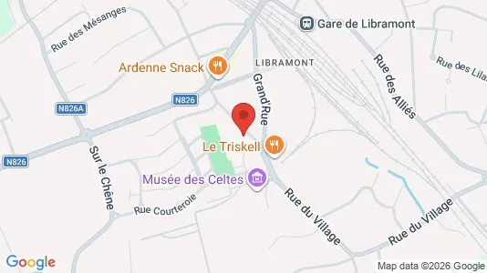 Apartments for rent i Libramont-Chevigny - kort over placeringen