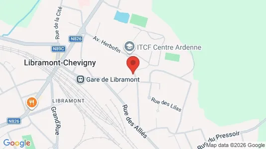 Apartments for rent i Libramont-Chevigny - kort over placeringen