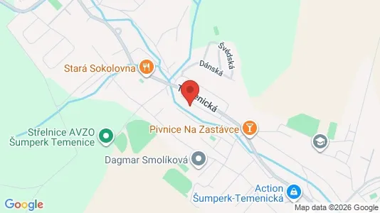Apartments for rent i Šumperk - kort over placeringen