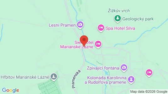 Apartments for rent i Cheb - kort over placeringen