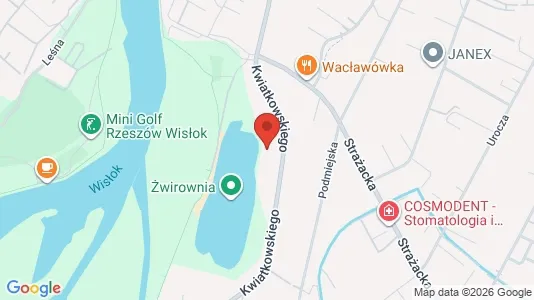 Apartments for rent i Rzeszów - kort over placeringen