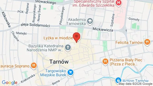 Apartments for rent i Tarnów - kort over placeringen