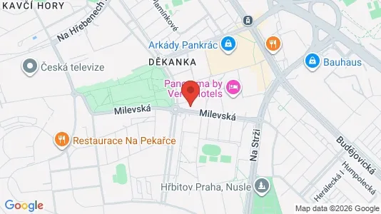 Apartments for rent i Prague 5 - kort over placeringen