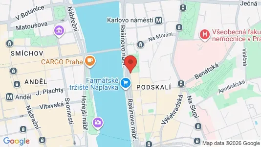 Apartments for rent i Prague 1 - kort over placeringen