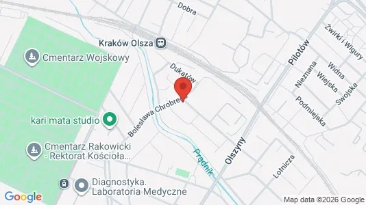 Apartments for rent i Kraków Śródmieście - kort over placeringen