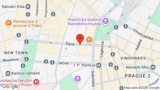 Apartments for rent i Prague 1 - kort over placeringen