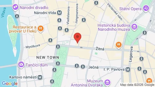 Apartments for rent i Prague 1 - kort over placeringen