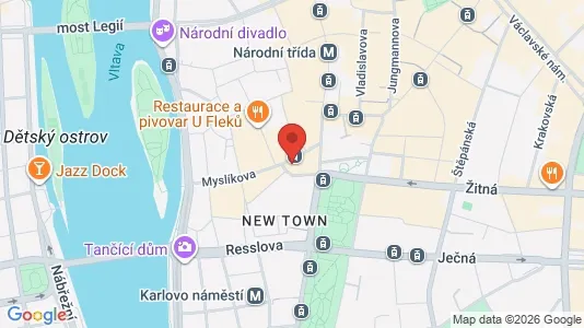 Apartments for rent i Prague 5 - kort over placeringen