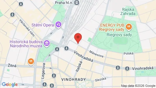 Apartments for rent i Prague 1 - kort over placeringen