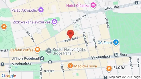 Apartments for rent i Prague 10 - kort over placeringen